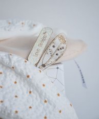 Doudou Geschenk - Plüsch Schmusetuch Teddybär 26 cm