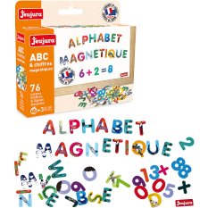 Jeujura Bunte magnetische Buchstaben 76 Stk.