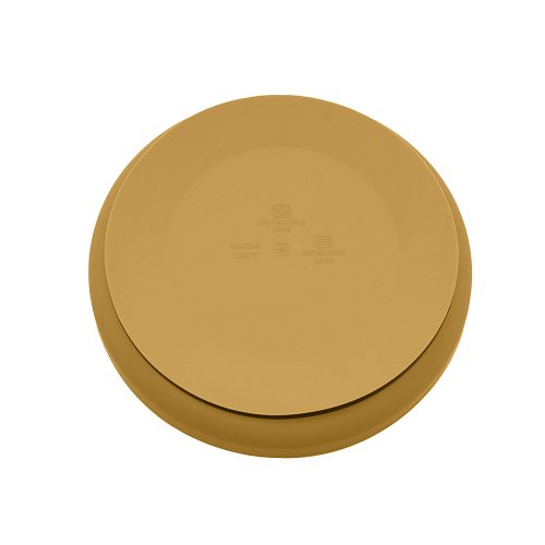 PETITE&MARS Service à manger silicone TAKE&MATCH 2 pcs assiette + bol Ocre Intense 6m+