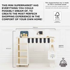 Le Toy Van Prodajna stojnica z blagajno in dodatki