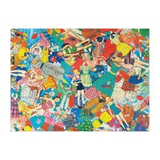 Puzzle Galison Păpuși de hârtie Vintage 1000 piese