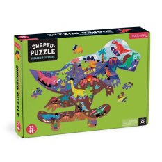 Puzzle Mudpuppy Parque de Skate Jurássico 75 peças