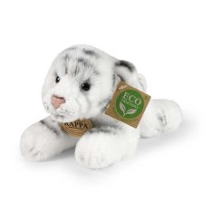 Rappa Tigre di peluche bianco sdraiato 17 cm ECO-FRIENDLY
