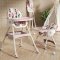 Seggiolone per bambini 2in1 Comfort - Ornamento rosa