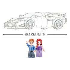 Sluban ModelBricks M38-B1098 Italienischer Sportwagen