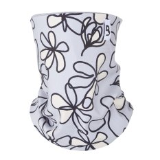 Nákrčník podšitý Outlast® - svetlosivá kvety/sivý melír