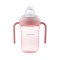 CANPOL BABIES Kubek niekapiący z silikonową końcówką 220 ml różowy