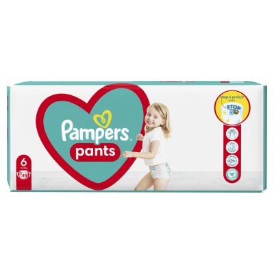 PAMPERS Pleny kalhotkové Active Baby Pants vel. 6 (48 ks) 14-19 kg