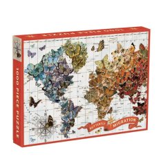 Galison Puzzle Migrazione della farfalla dorata Wendy 1000 pezzi