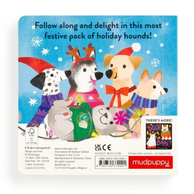 Mudpuppy Boek met schattige hondjes Ho Ho Howl!