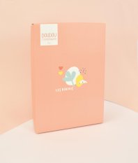 Doudou Plišana mazna krpica narančasta Ovčica 19 cm