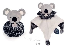 Doudou Hrkálka sivá koala 3v1