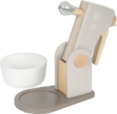 small foot Küchenmaschine aus Holz 2 in 1 Tasty grau
