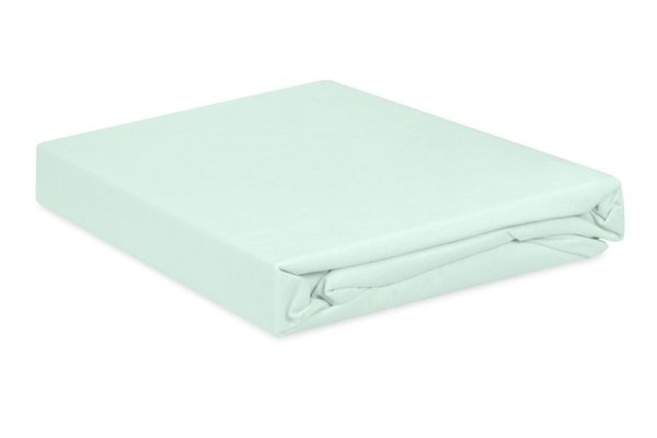 BABYMATEX Jersey Spannbettlaken wasserdicht 70x140 cm mint