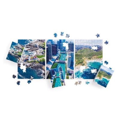 Puzzle Galison Vistas Aéreas dos EUA 3×120 peças