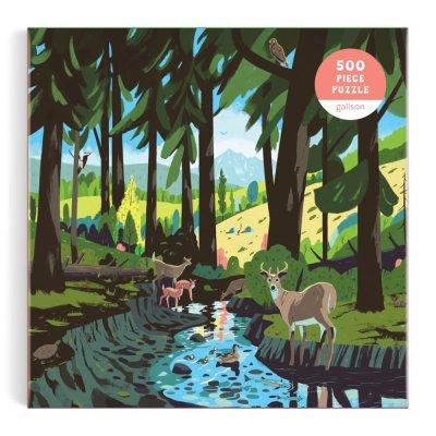 Galison Puzzle Paesaggio Forestale 500 Pezzi