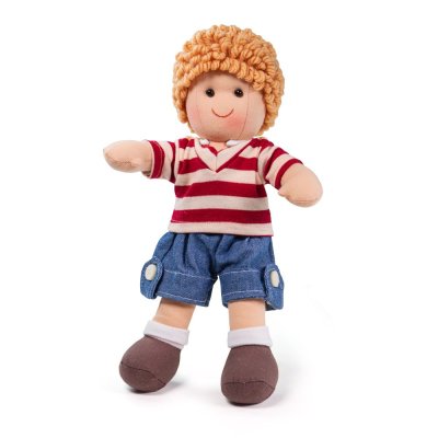 Bigjigs Toys Tygdocka Harry 28 cm
