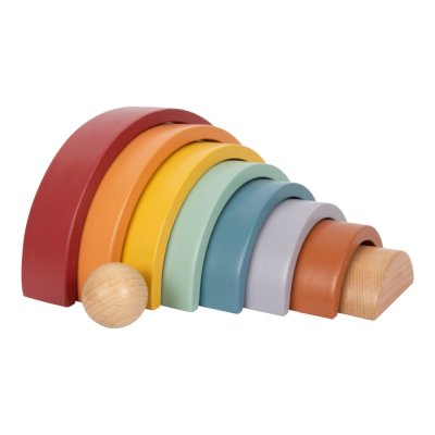 small foot Motorik-Regenbogen Safari aus Holz