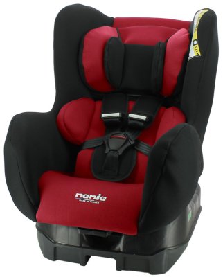 NANIA Bilbarnstol Primo (40-105 cm) Röd