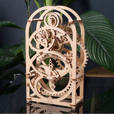 Ugears 3D drewniane mechaniczne puzzle Mechanizm zegarowy