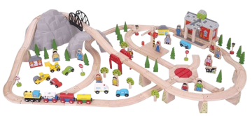 Conjuntos de trilhos de trem - Cor - mix barev