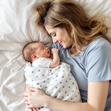 Bezpečný spánok pre bábätká: Tipy na kontaktne spanie, spoločné spanie a bezpečnosť v posteli
