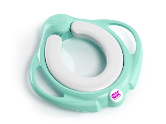 OK BABY Assento sanitário Pinguo azul celeste
