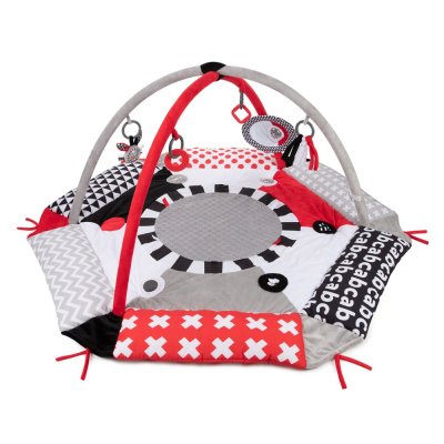 CANPOL BABIES Kontrastowy kocyk do zabawy SENSORY