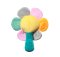 BABYONO Hochet jouet Rainbow Flower