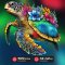 EscapeWelt Puzzle de Madeira Tartaruga 500 peças