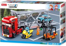 Sluban Town M38-B0880 Camion de transport de voitures