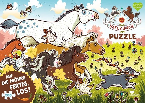 Magellan Puzzle Ovesná ferajna wyścig o marchewkę 200 elementów