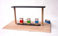 Houten tankstation