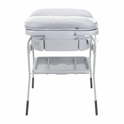 CHICCO Commode met Knuffel- en Bubbelbadje - Grijs Melange