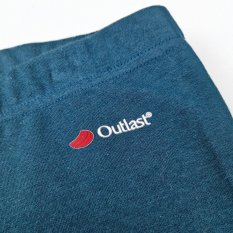 Legging glad Outlast® - donker smaragd