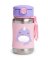 SKIP HOP Zoo Trinkflasche mit Strohhalm Edelstahl Narwal 12m+