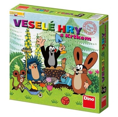 Fröhliche Spiele mit dem Maulwurf