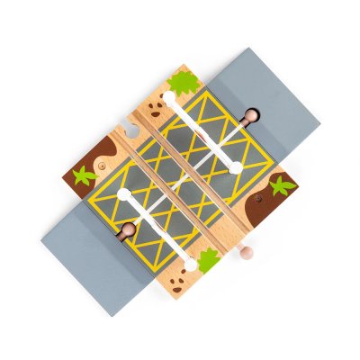 Bigjigs Rail Holz Eisenbahn Bahnübergang mit Schranken