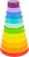 small foot Motorik-Steckturm Regenbogen