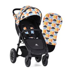 PETITE&MARS Stroller Street2 Air Black Limited 100 Retro Complete