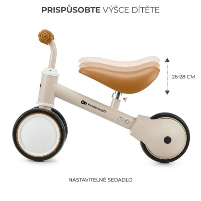 KINDERKRAFT Balanscykel Cutie Beige