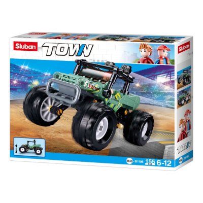 Sluban Town M38-B1106 Véhicule tout-terrain vert
