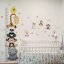 Детска ролетка за стена - Самозалепваща се детска ролетка за стена в сив дизайн