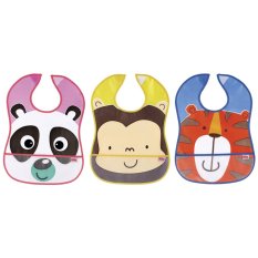 Babador impermeável NUBY - animais 3m+