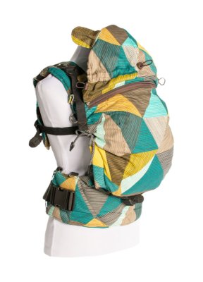 Monkey Mum® Capucha ligera para el portabebés Carrie - Encanto de geometría