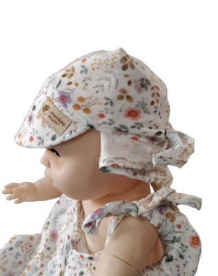 Muszlin sál csúccsal Monkey Mum® - Virágzó rét