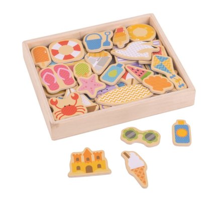 Bigjigs Toys Magnesy wakacje nad morzem