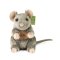 Rappa Plush mouse sitting 16 cm ECO-FRIENDLY