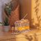 RoboTime Drewniane puzzle 3D Tramwaj historyczny