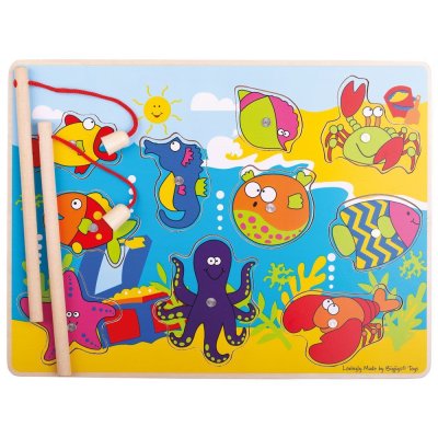 Bigjigs Toys Drveni morski ribolov